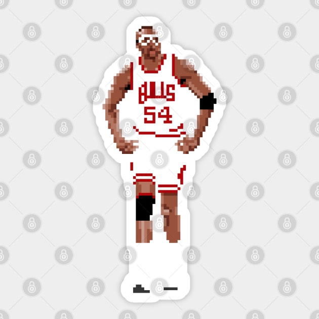 Horace Grant Pixel Walk Sticker by qiangdade